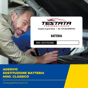 Etichetta Tagliando Auto - 500 pezzi - Tascard