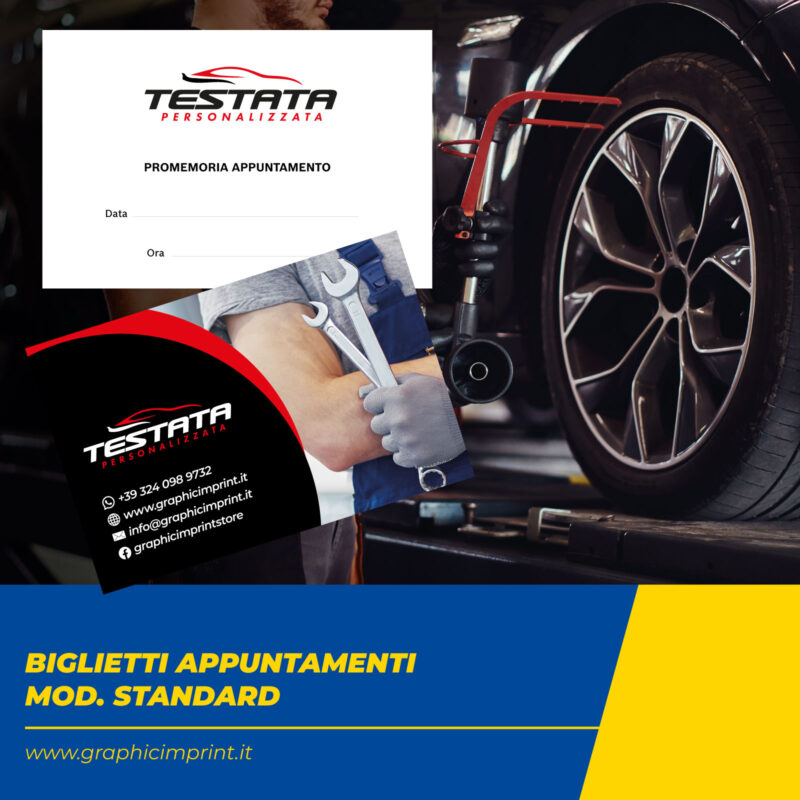 Biglietti Appuntamento - Mod. Standard