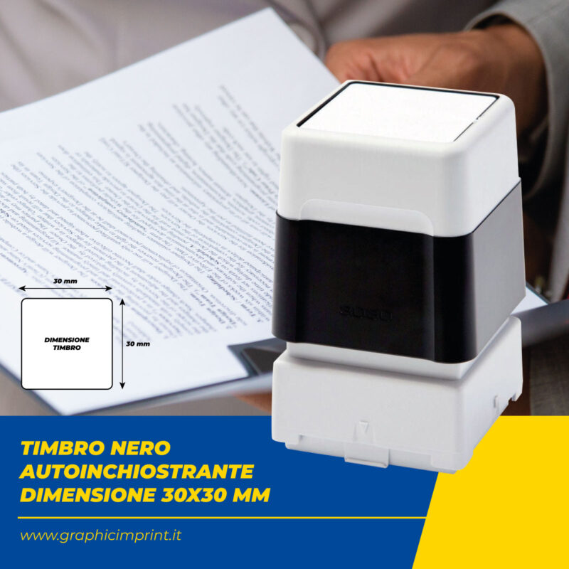 Timbro Autoinchiostrante 30x30 mm